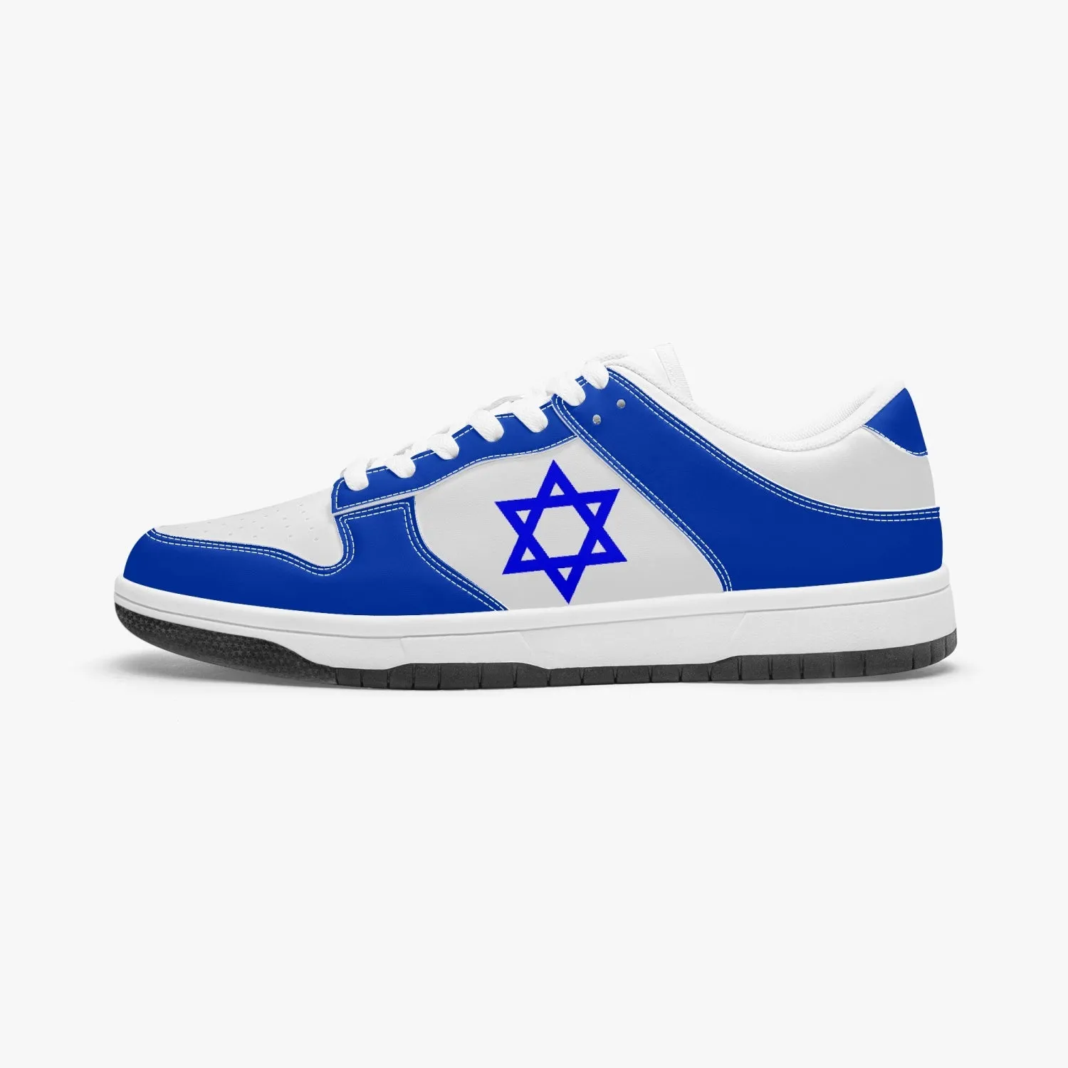 1Tweezy Star Of David Low-Top Leather Sneakers