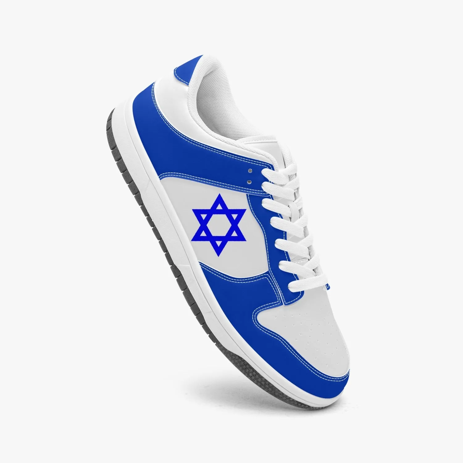 1Tweezy Star Of David Low-Top Leather Sneakers