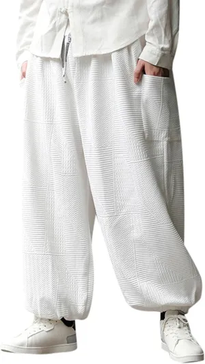 2023 Men's Baggy Sweatpants Plus Size Lightweight Joggers Stylish Hiking Pants Track Running Workout Trousers Soft Sweatpant