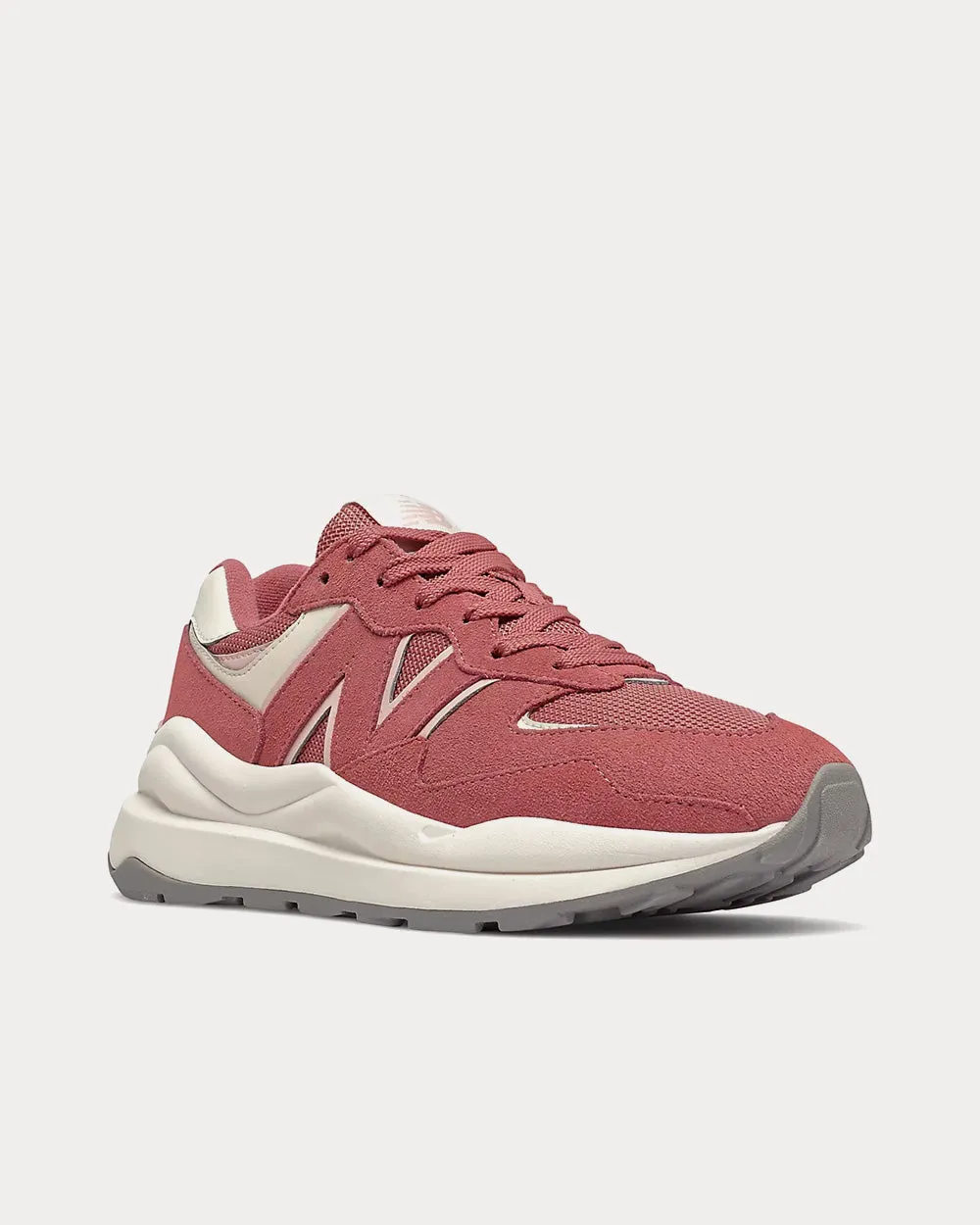 57/40 Washed Henna with Oyster Pink Low Top Sneakers