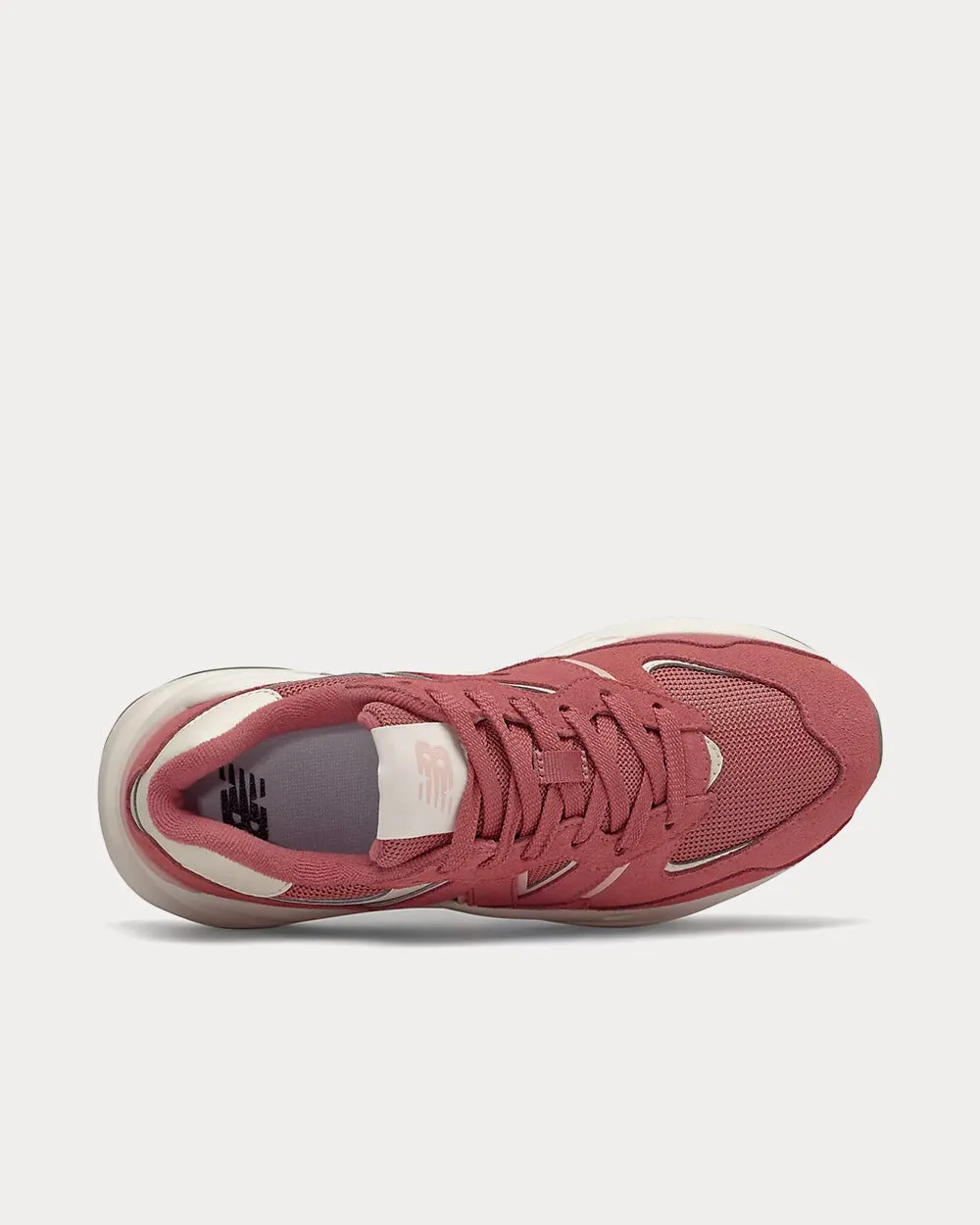 57/40 Washed Henna with Oyster Pink Low Top Sneakers