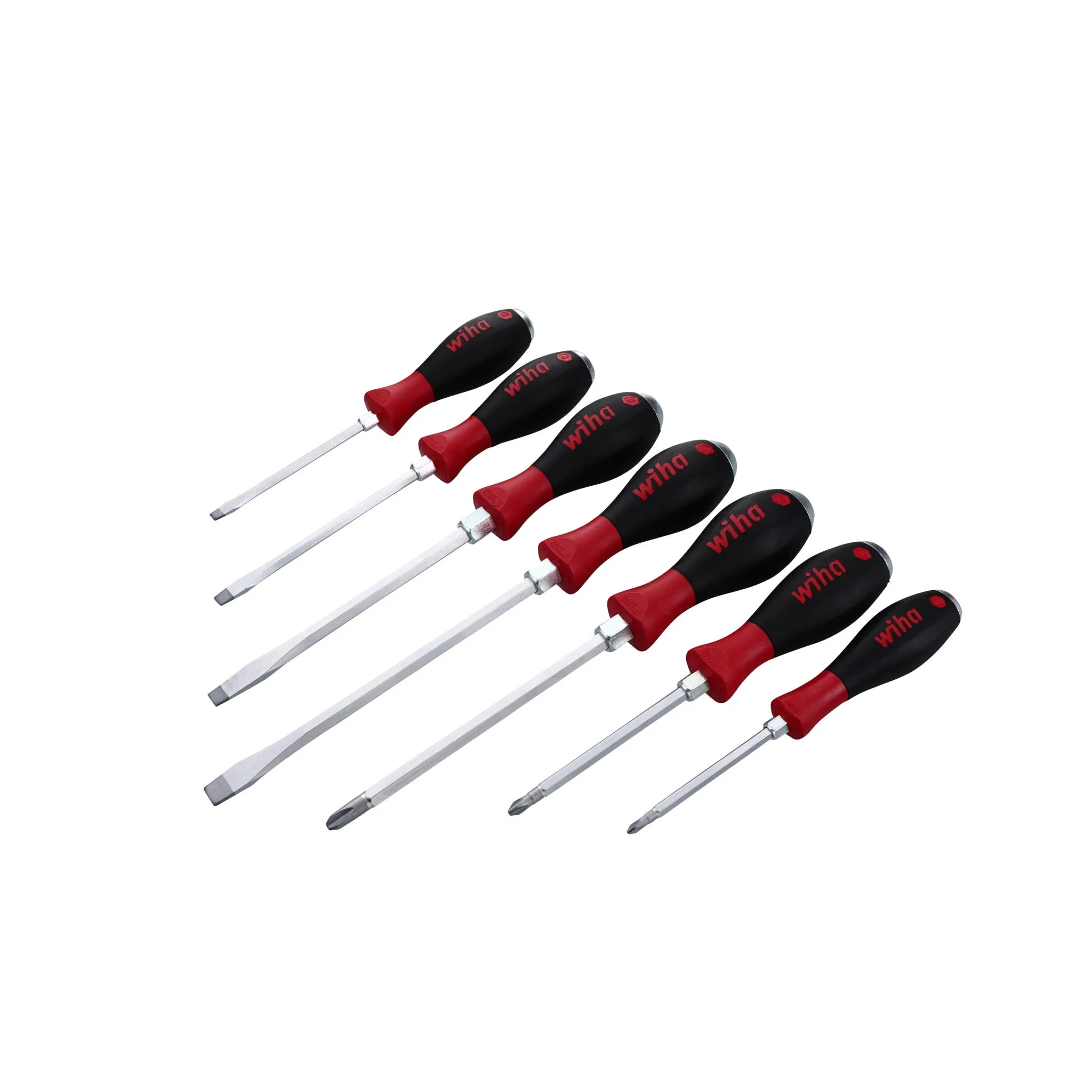 7 Piece SoftFinish XHeavy Duty Slotted and Phillips Screwdriver Set