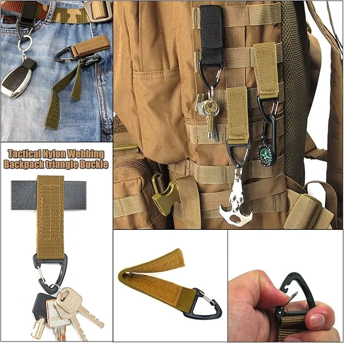 70L Waterproof Hiking Daypack Large Hiking Backpack, Hunting Camping Rucksack Backpack for Men Outdoor Sports Backpack (Desert camouflage)