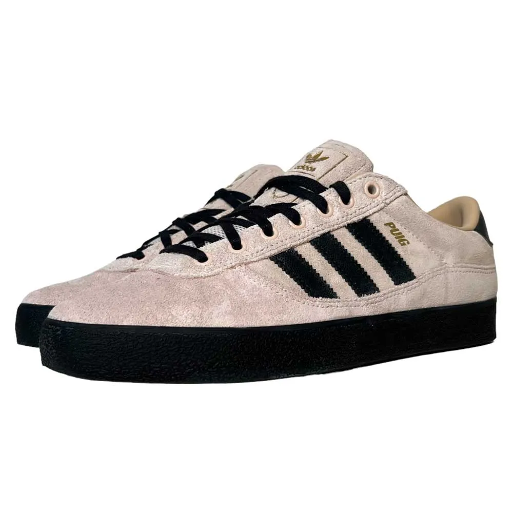 Adidas Puig Indoor Aqua Black White Suede Shoes