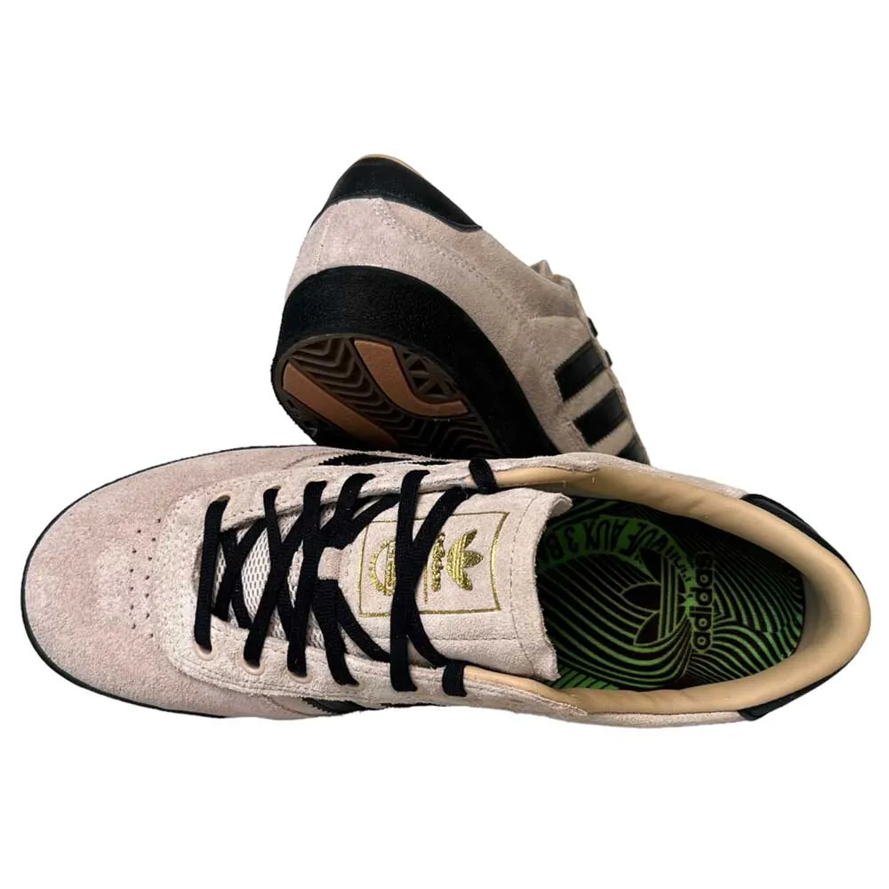Adidas Puig Indoor Aqua Black White Suede Shoes