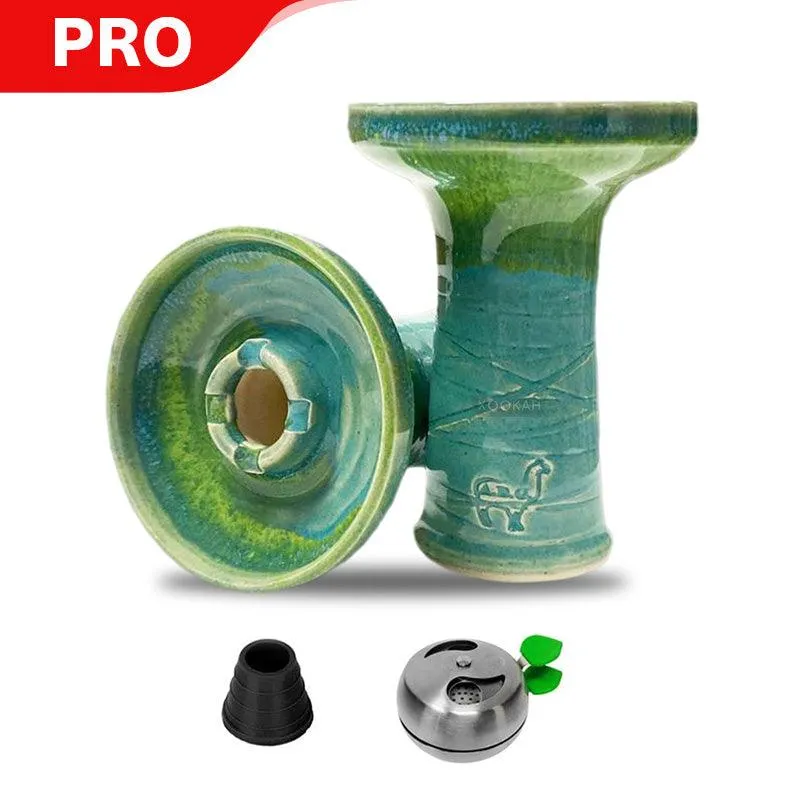 Alpaca Rook Shallow Bowl - Lime Denim