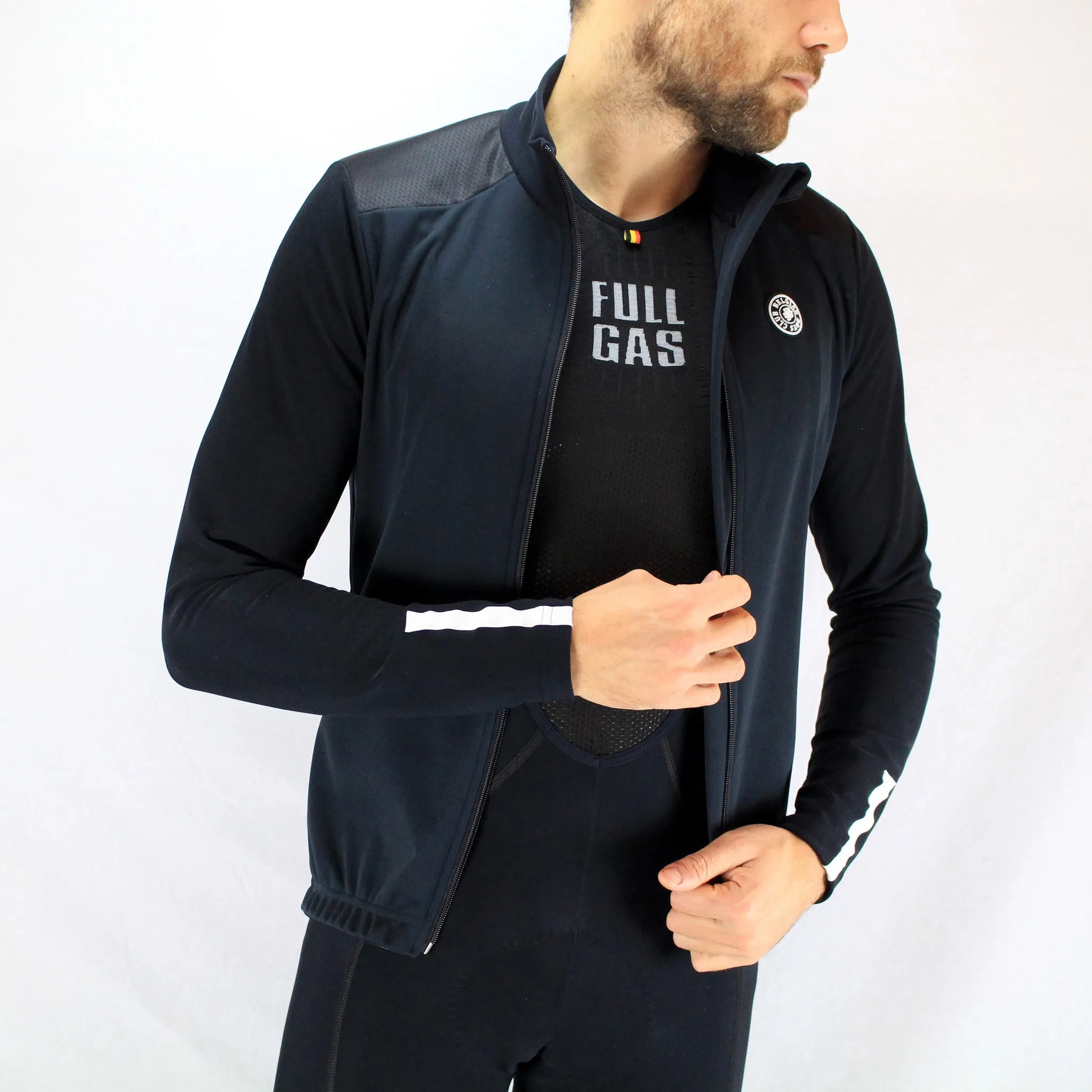 'Antwerpen' Windblock Jersey - Black (XS ONLY)