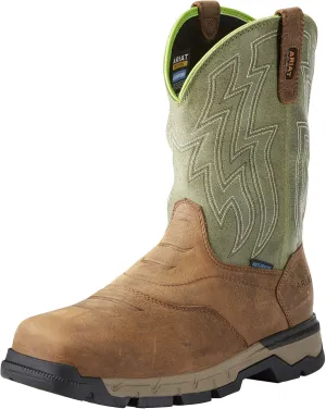 Ariat Rebar Flex Western Waterproof Composite Toe Work Boot  Mens Leather Boots