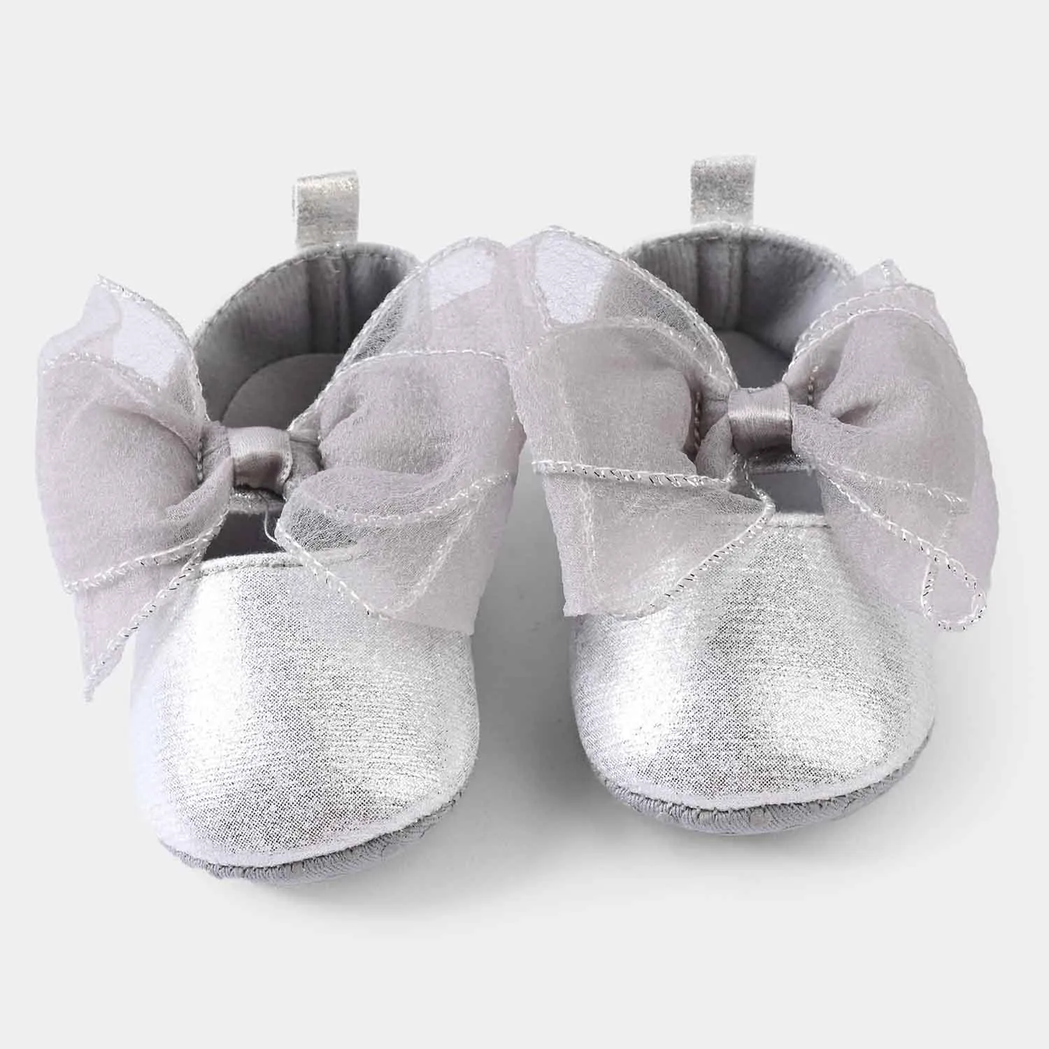 Baby Girl Shoes C-702-SILVER