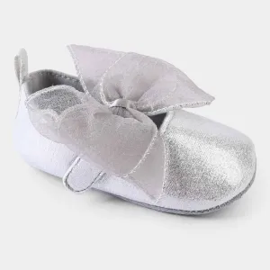 Baby Girl Shoes C-702-SILVER