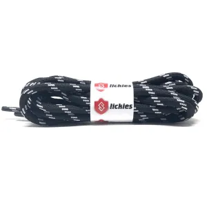 Balenciaga Laces 2TONE Rope -  Black with White Diamonds
