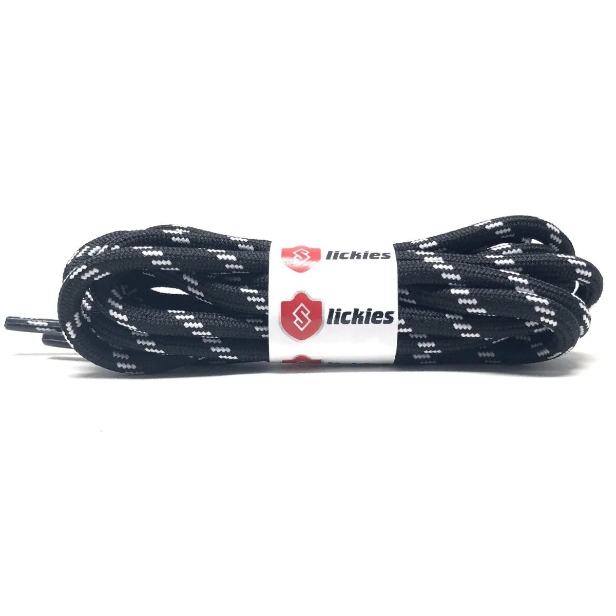 Balenciaga Laces 2TONE Rope -  Black with White Diamonds