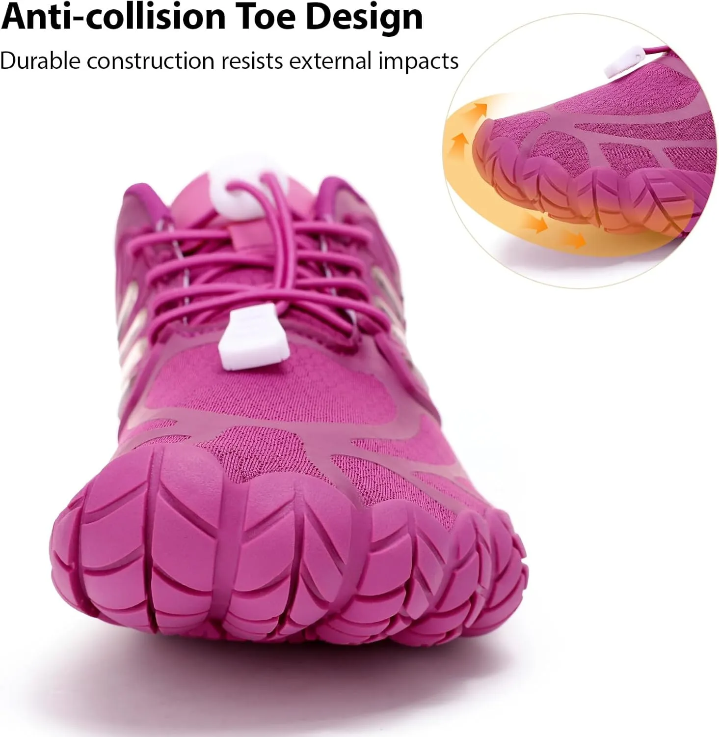 Barefoot Shoes Women Wide Toe Box Zero Drop Minimalist Shoes for Workout Cross-Trainer Walking Hiking Water Grounded Footwear