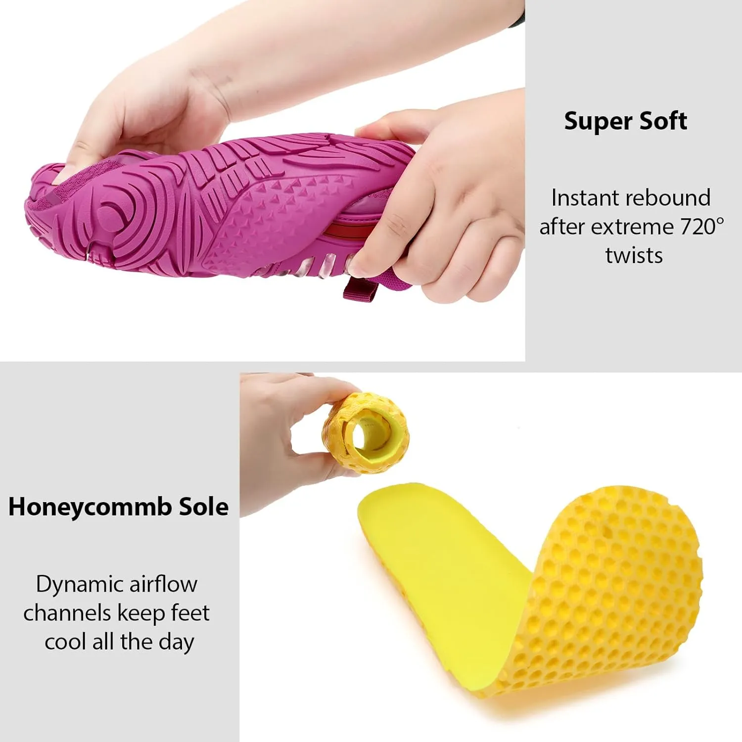 Barefoot Shoes Women Wide Toe Box Zero Drop Minimalist Shoes for Workout Cross-Trainer Walking Hiking Water Grounded Footwear
