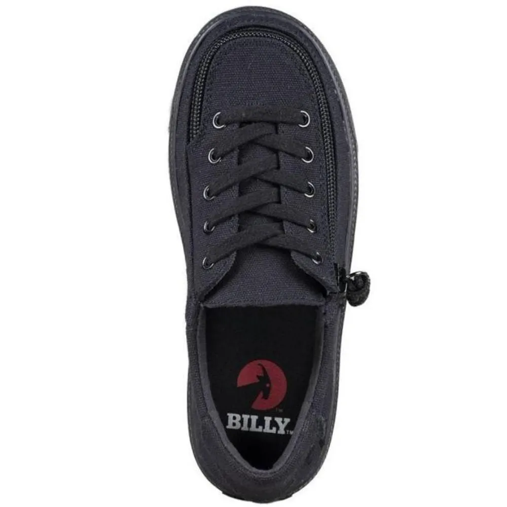 Billy Footwear (Kids)  - Low Top Black Canvas shoes