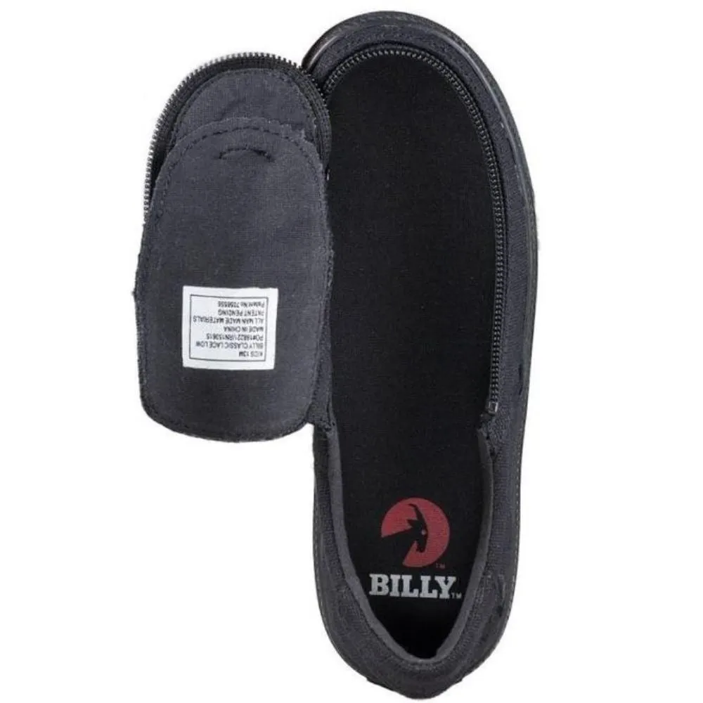 Billy Footwear (Kids)  - Low Top Black Canvas shoes