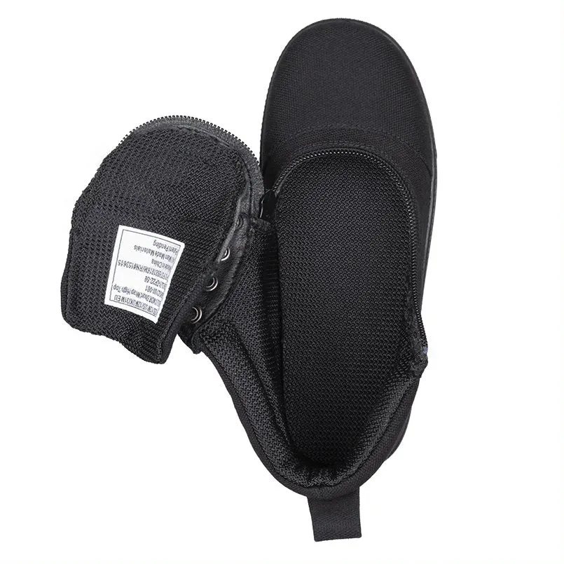 Billy Footwear (Kids) XDR Fit - Short Wrap High Top DR Black Canvas Shoes Clearance