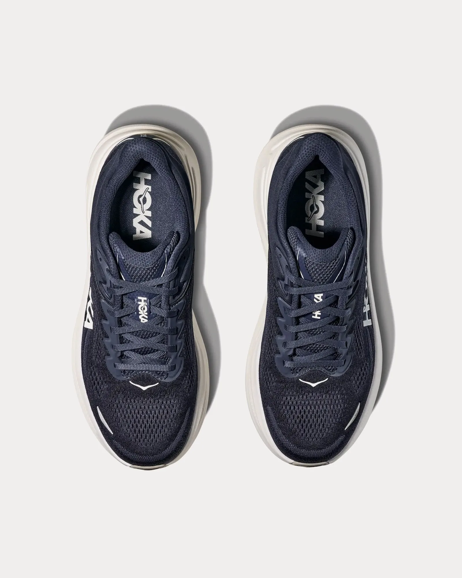 Bondi 9 Varsity Navy / White Running Shoes