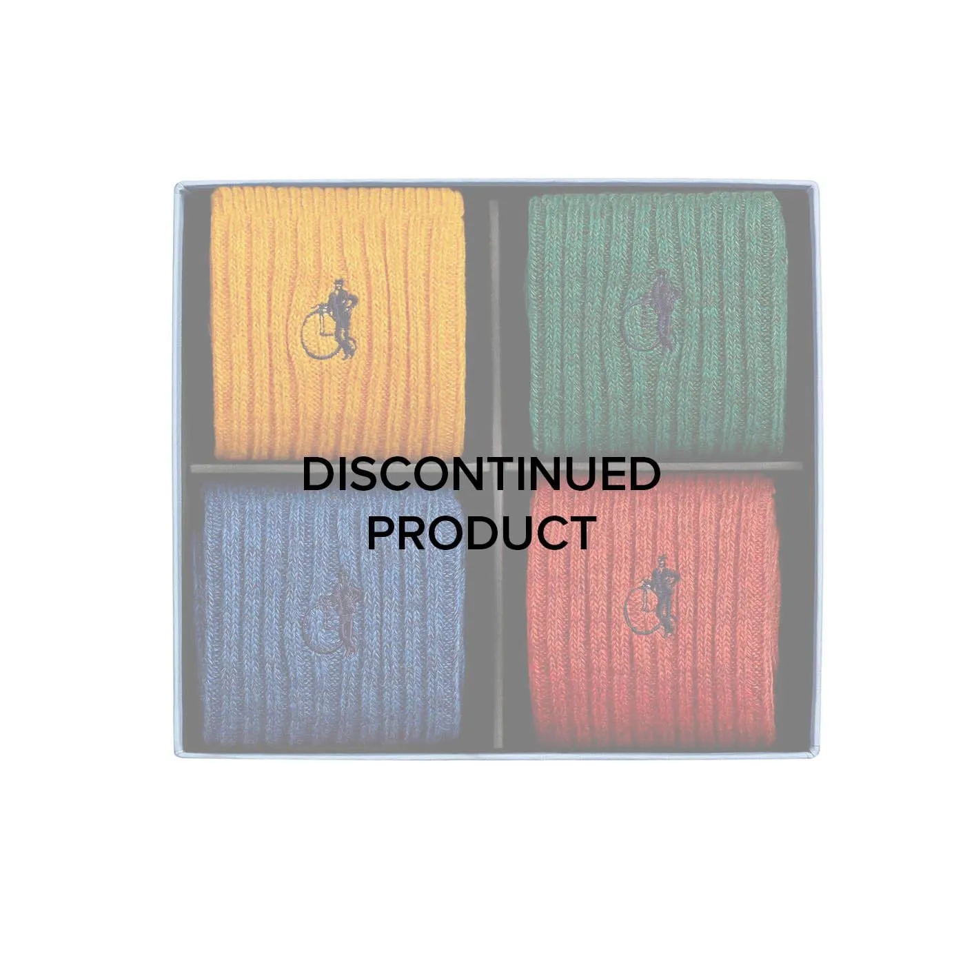 Boot Socks - 4 Pair Gift Box - Mixed