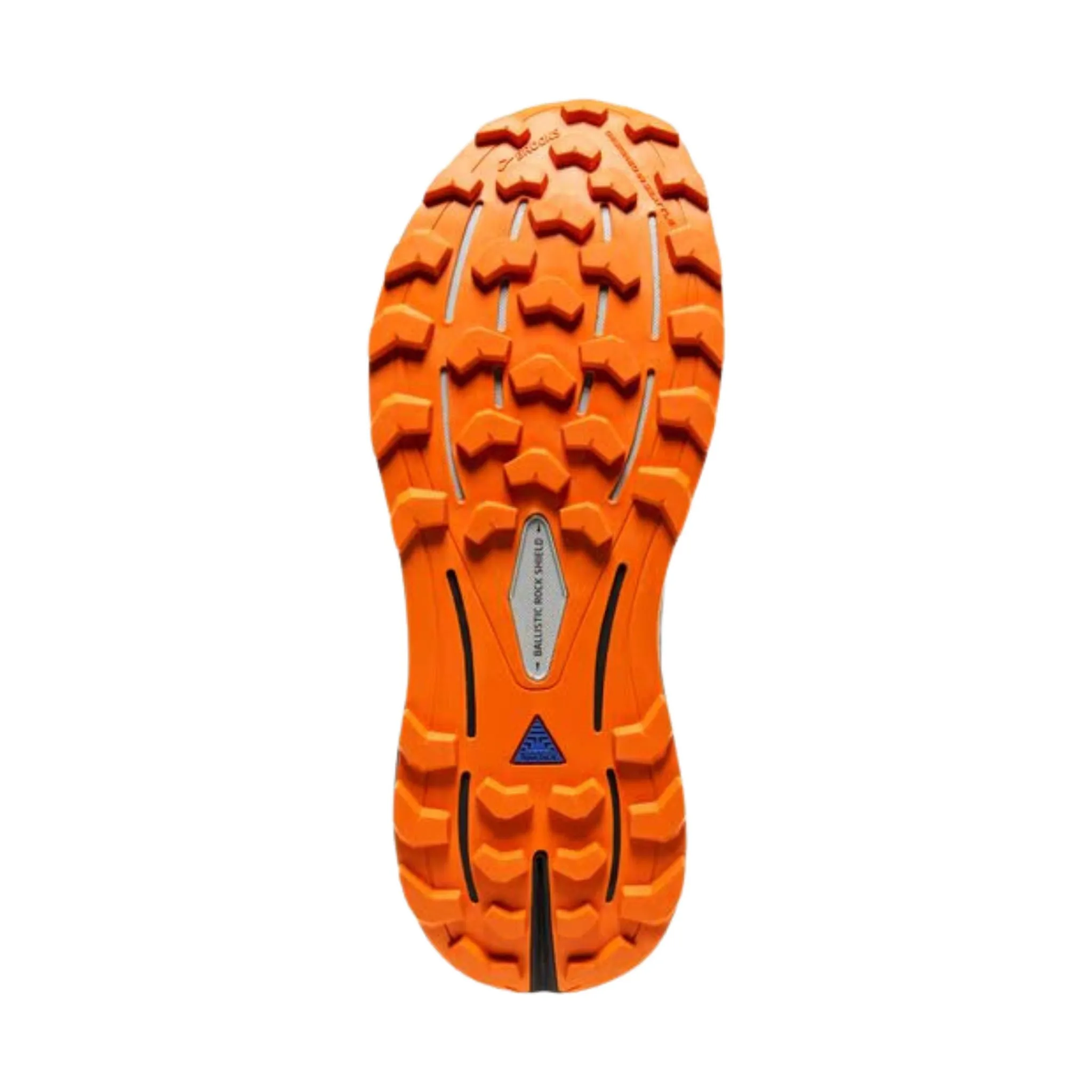 Brooks Men's Cascadia 16 Trail Running Shoes - Oyster Mushroom/Alloy/Orange - ONLINE STORE CREDIT/EXCHANGE ONLY