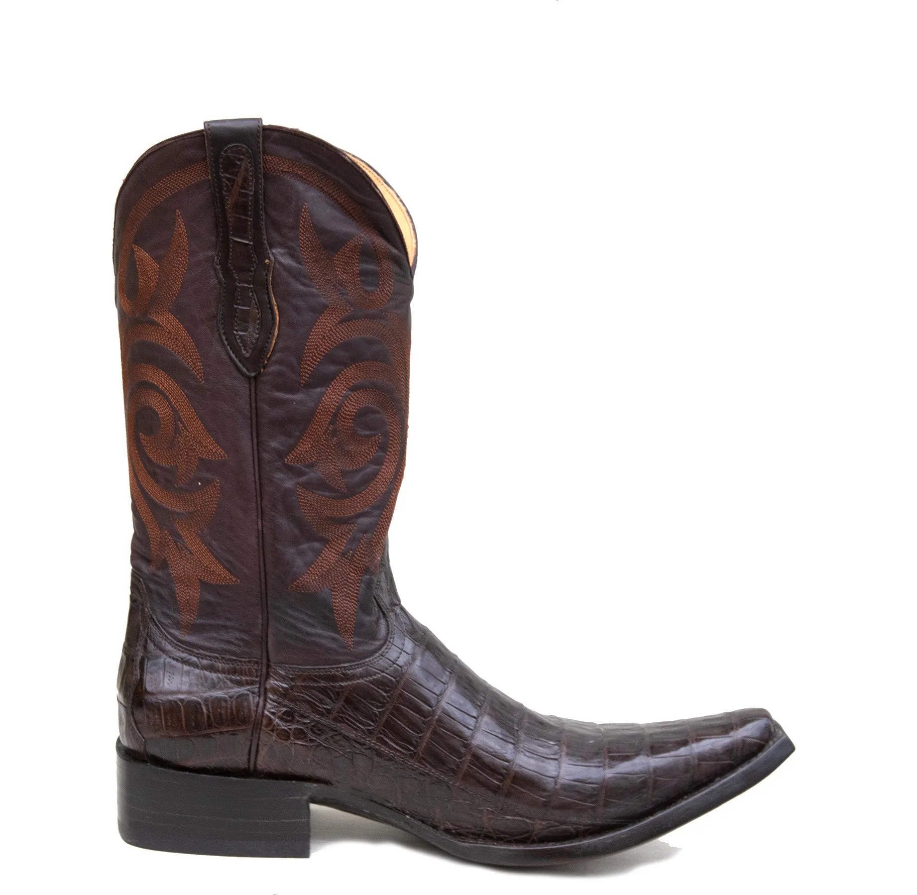 Brown Caiman boots