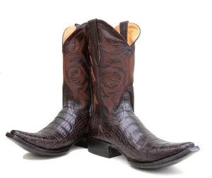 Brown Caiman boots