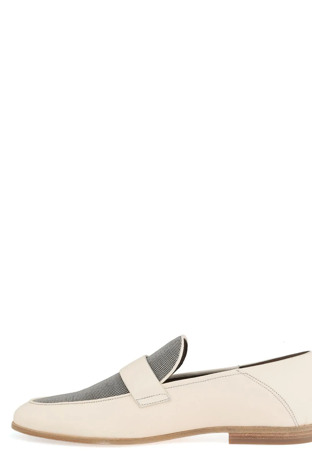 Brunello Cucinelli Bead-Embellished Loafers