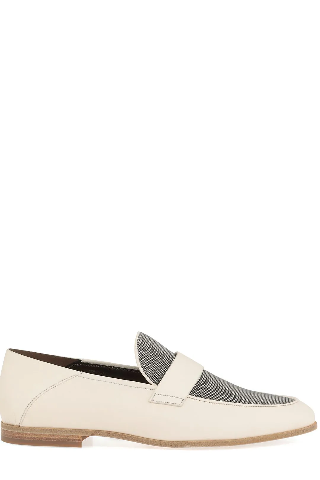 Brunello Cucinelli Bead-Embellished Loafers