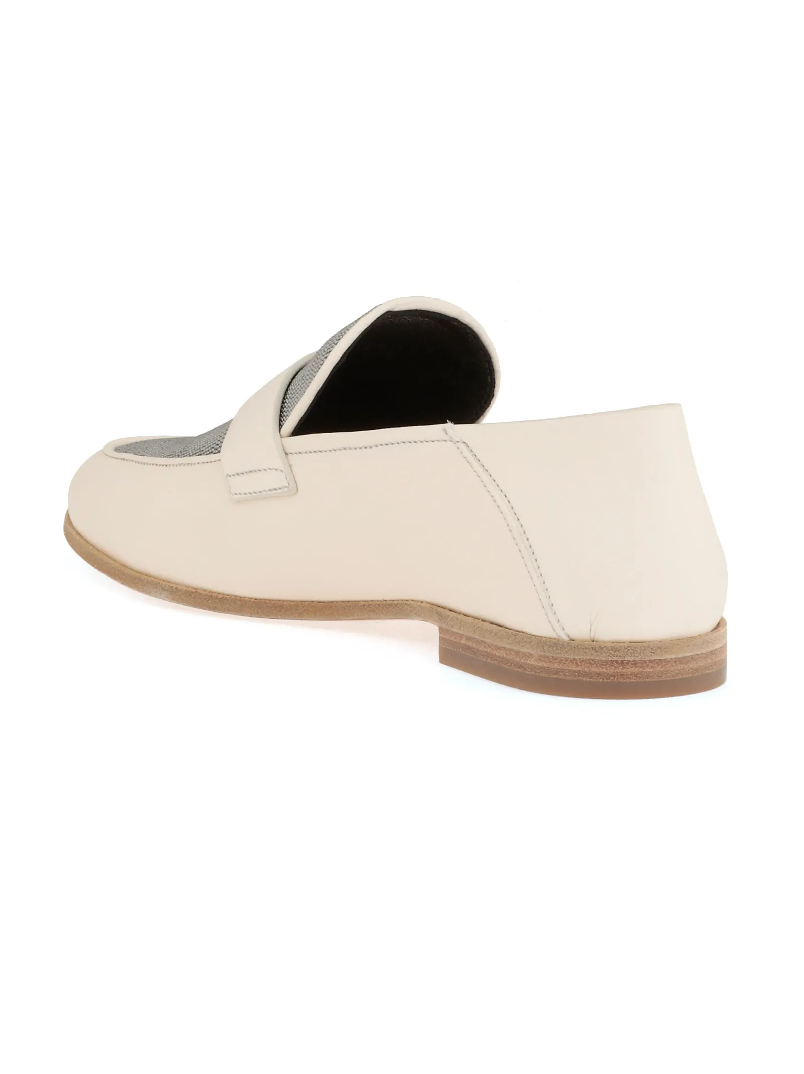 Brunello Cucinelli Bead-Embellished Loafers