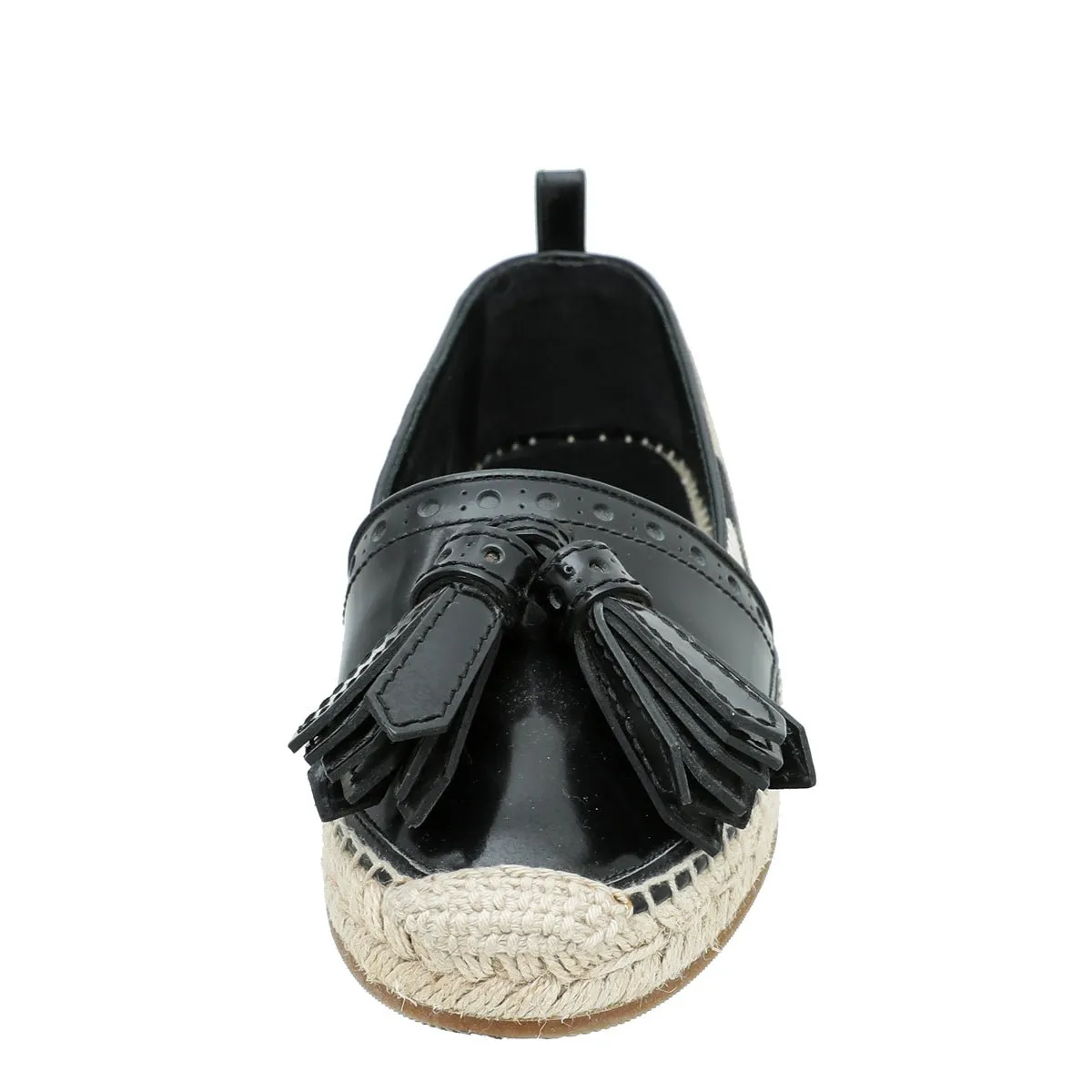 Burberry Black House Check Hodgeson Tassel Espadrille 39