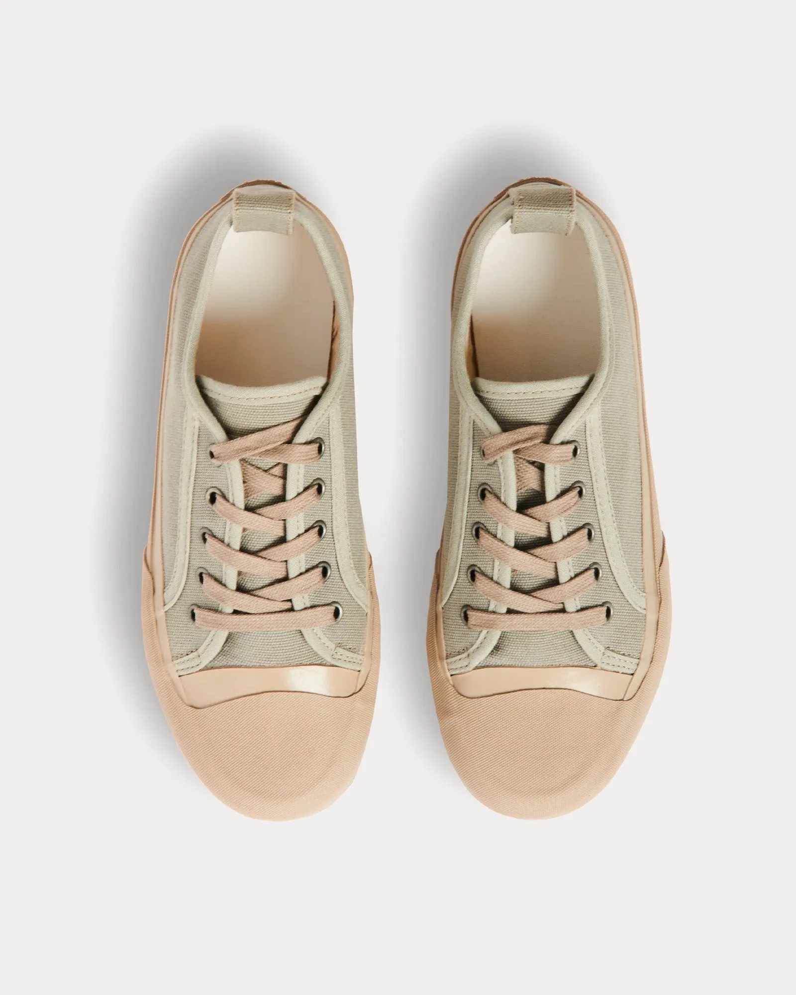 Byrd Canvas Khaki Low Top Sneakers
