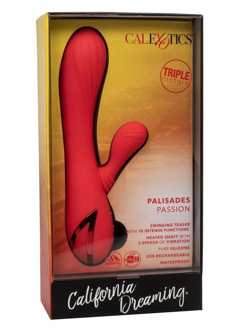 California Dreaming Palisades Passion Rechargeable Silicone Rabbit Vibrator