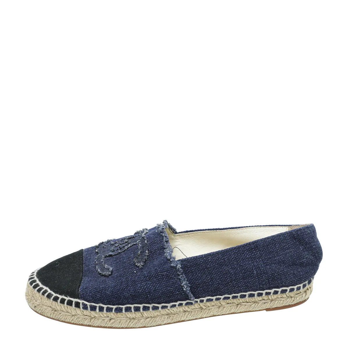 Chanel CC Cap Toe Espadrille 40
