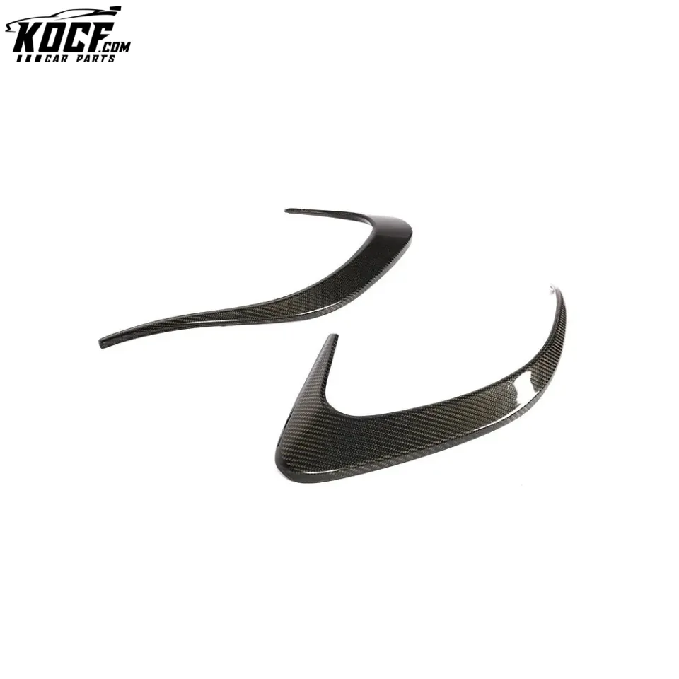 CLS-Class C257 Carbon Fiber CLS63 Rear Bumper Vents Flats for Mercedes Benz CLS400 CLS550 AMG Sedan 2018