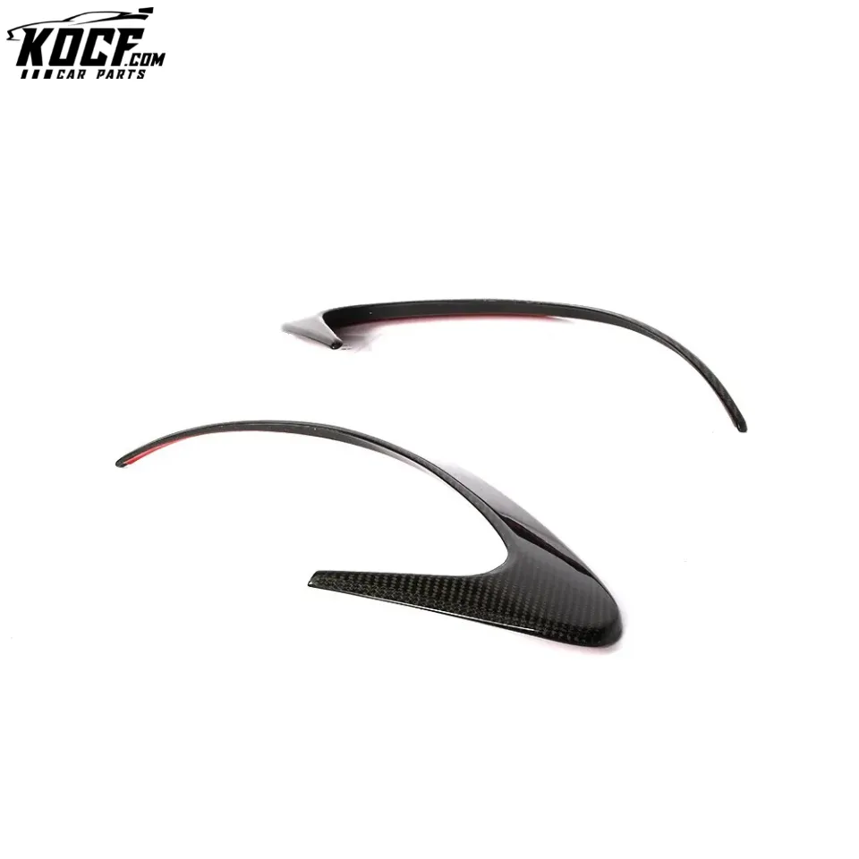 CLS-Class C257 Carbon Fiber CLS63 Rear Bumper Vents Flats for Mercedes Benz CLS400 CLS550 AMG Sedan 2018