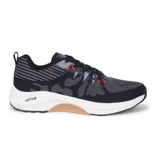 Cobb Active Black Men's Running Shoes