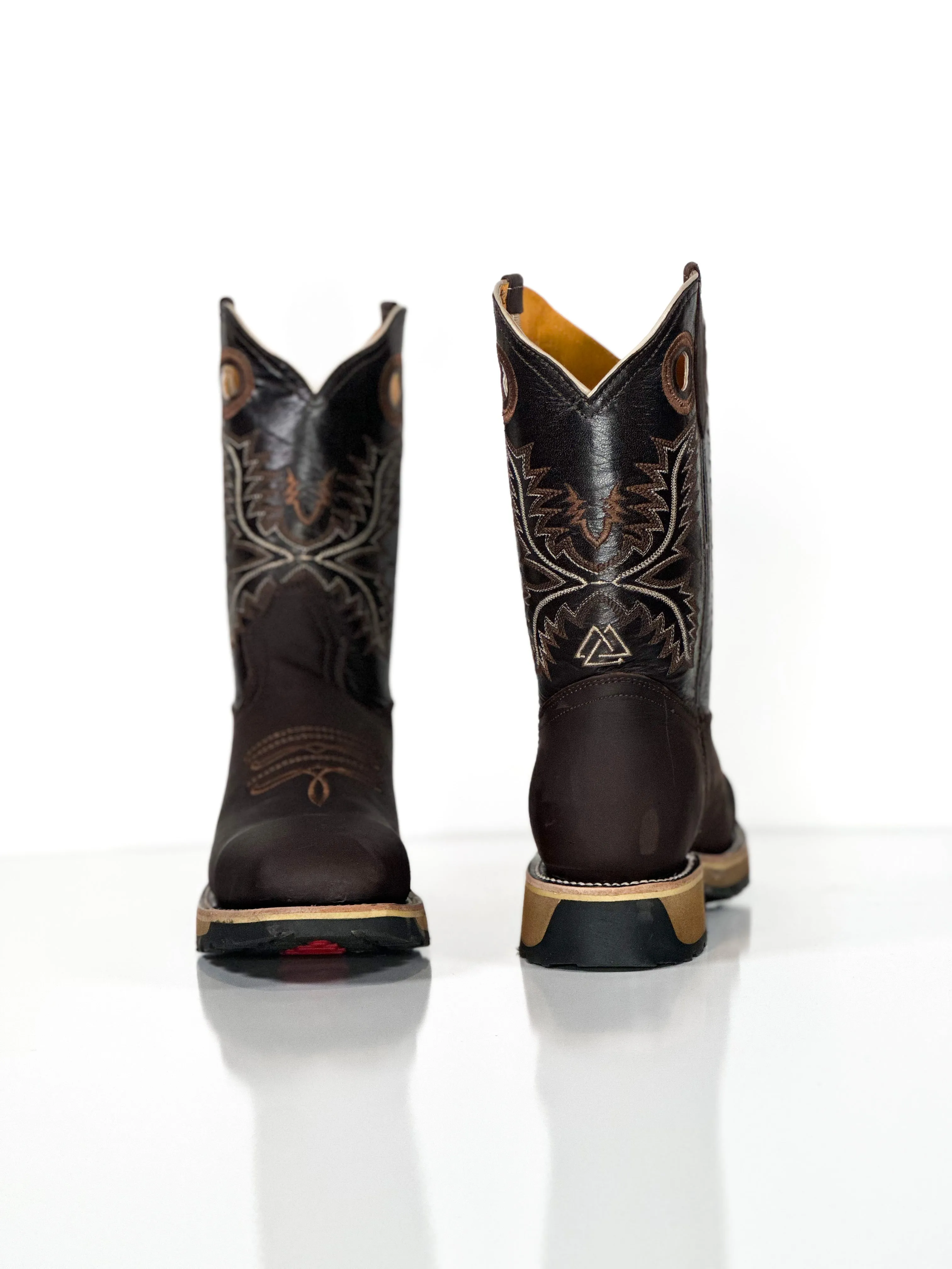 Composite toe work boot-Choco