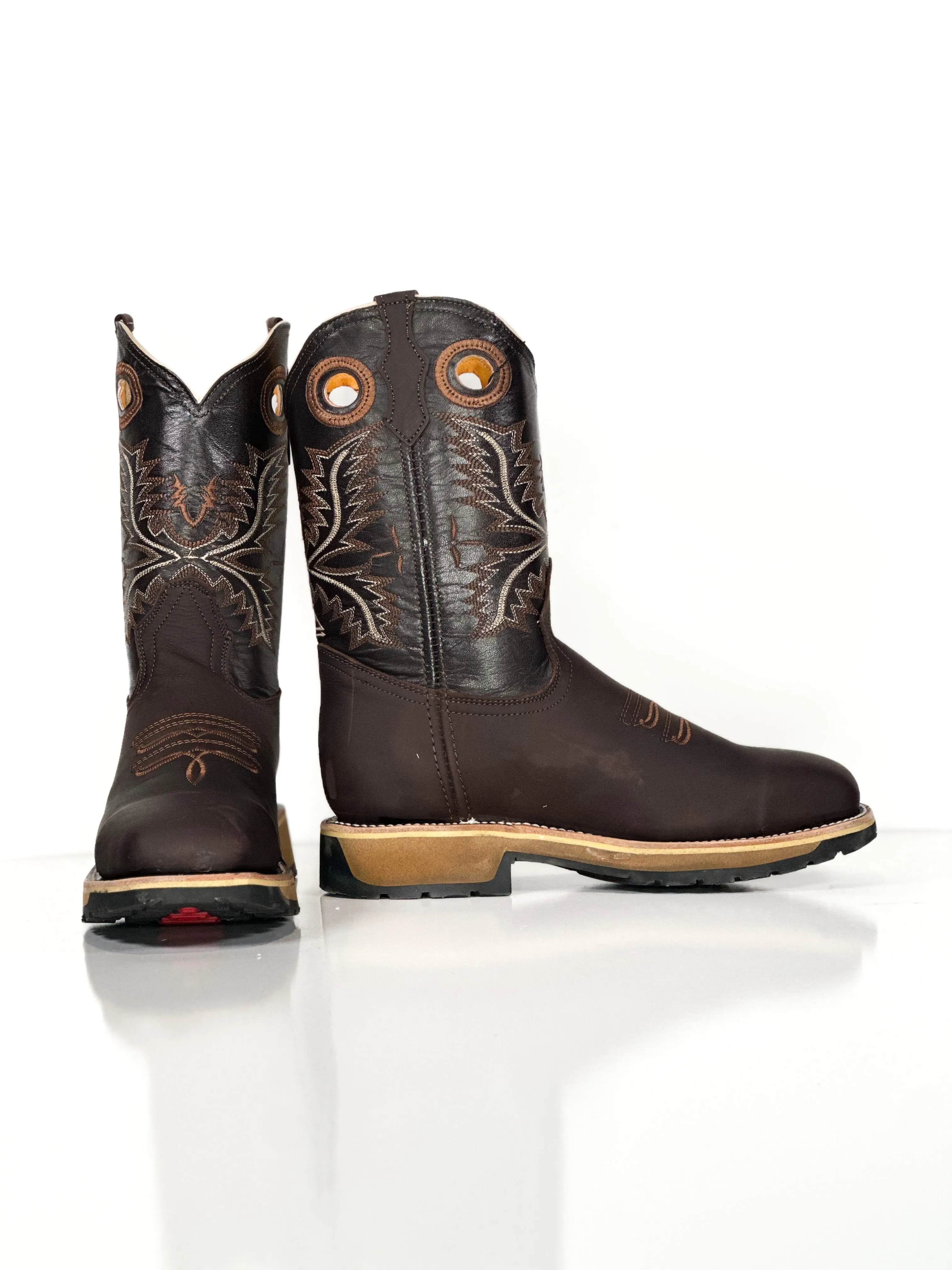 Composite toe work boot-Choco
