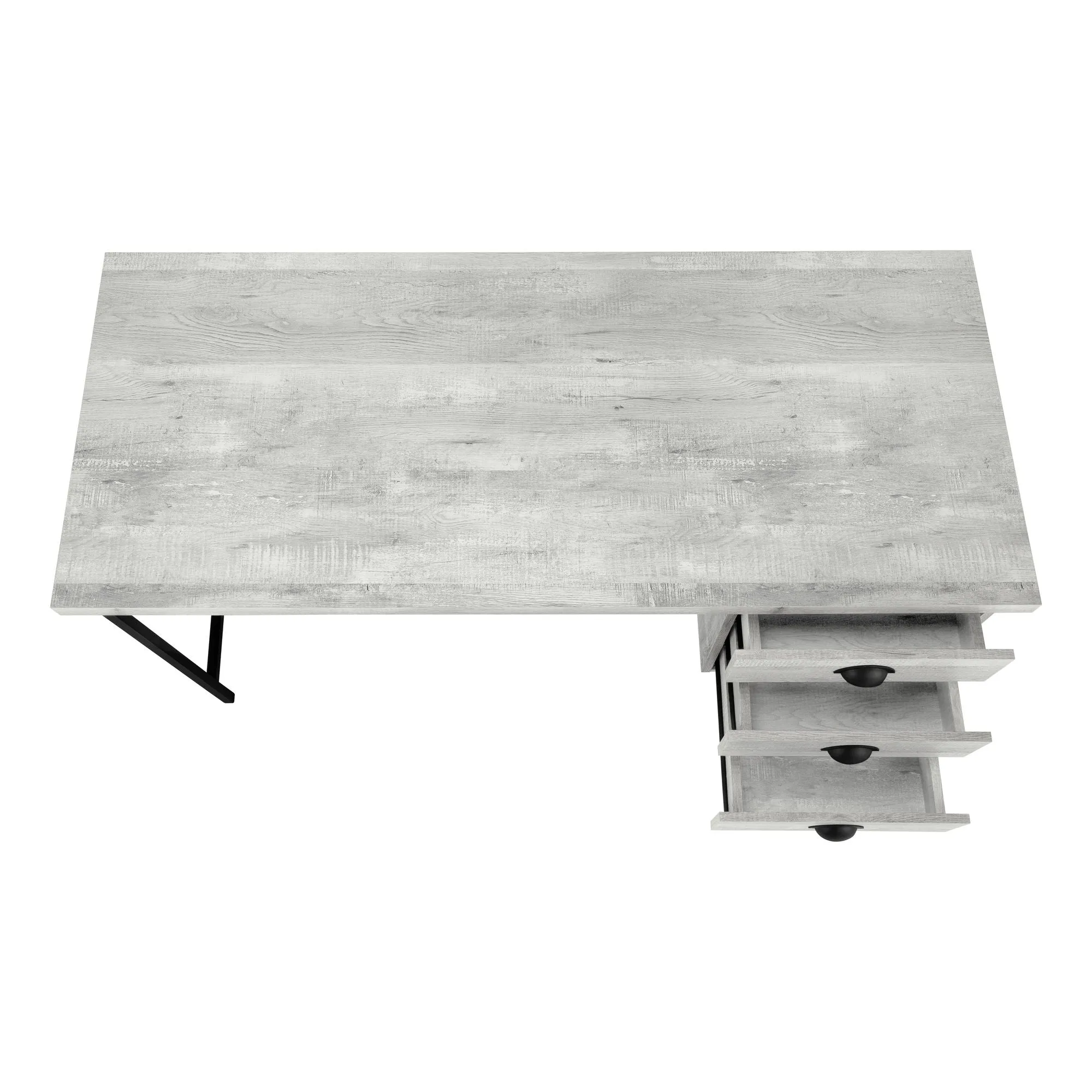 Computer Desk For Home Office, Laptop, 3 Storage Drawers, Contemporary & Moder by Couch.com