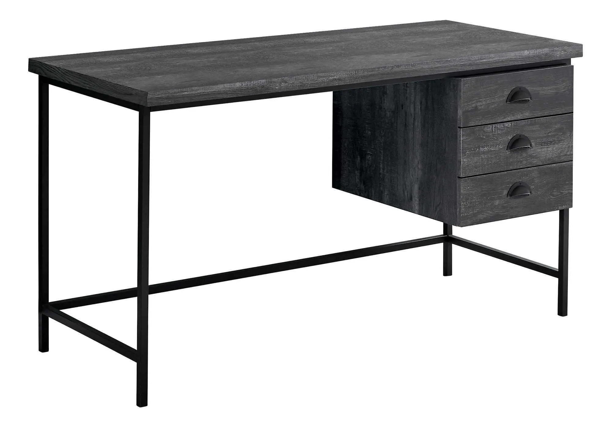 Computer Desk For Home Office, Laptop, 3 Storage Drawers, Contemporary & Moder by Couch.com