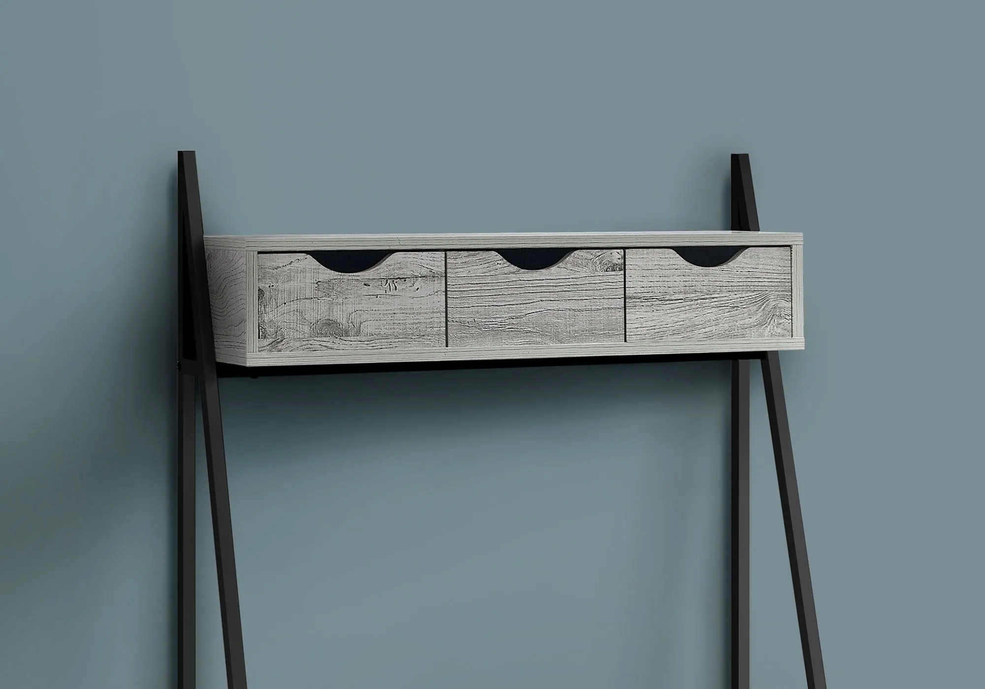 Computer Desk For Home Office, Laptop, Leaning, Storage Drawers, Contemporary & Modern by Couch.com