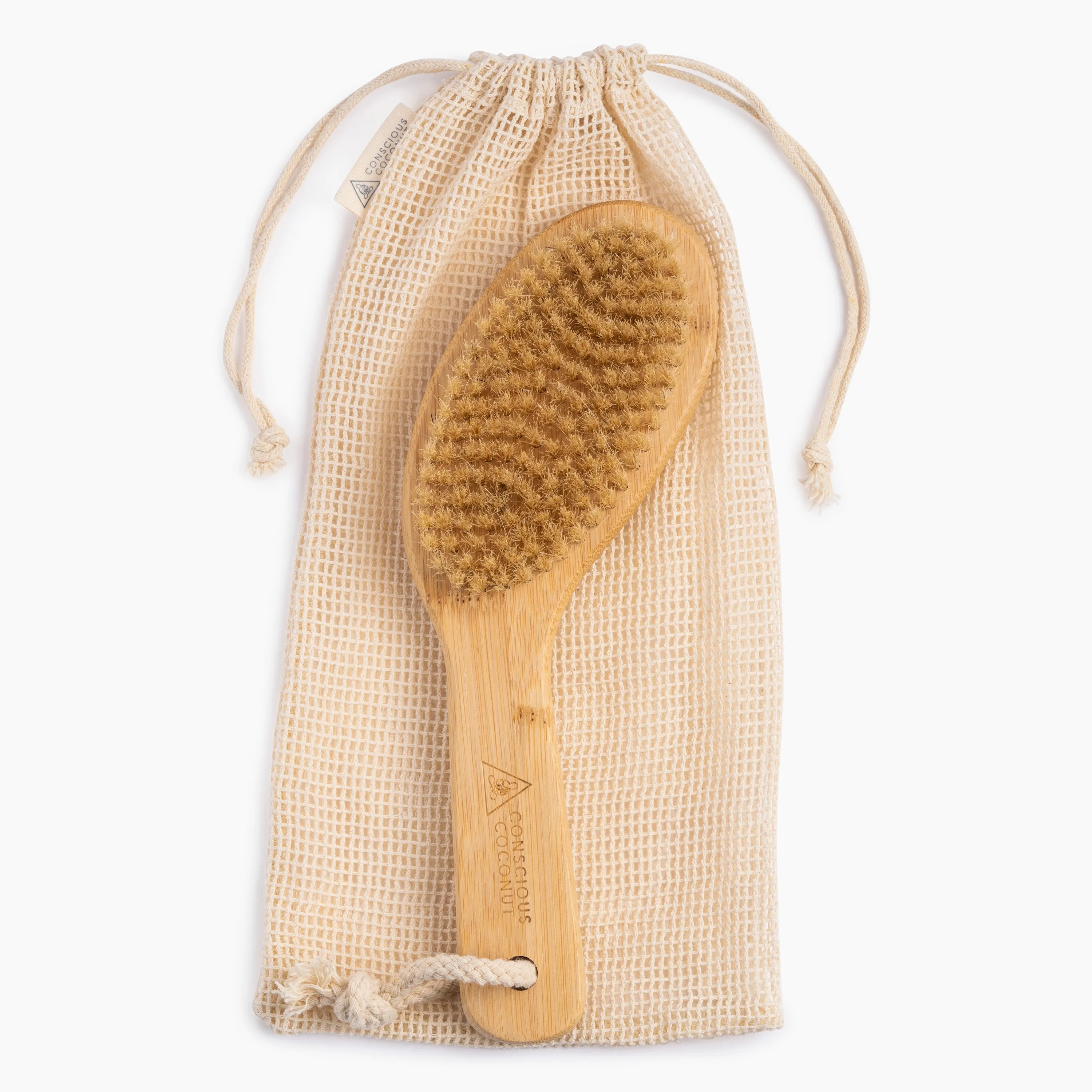 Conscious Coconut Travel Dry Brush Bundle