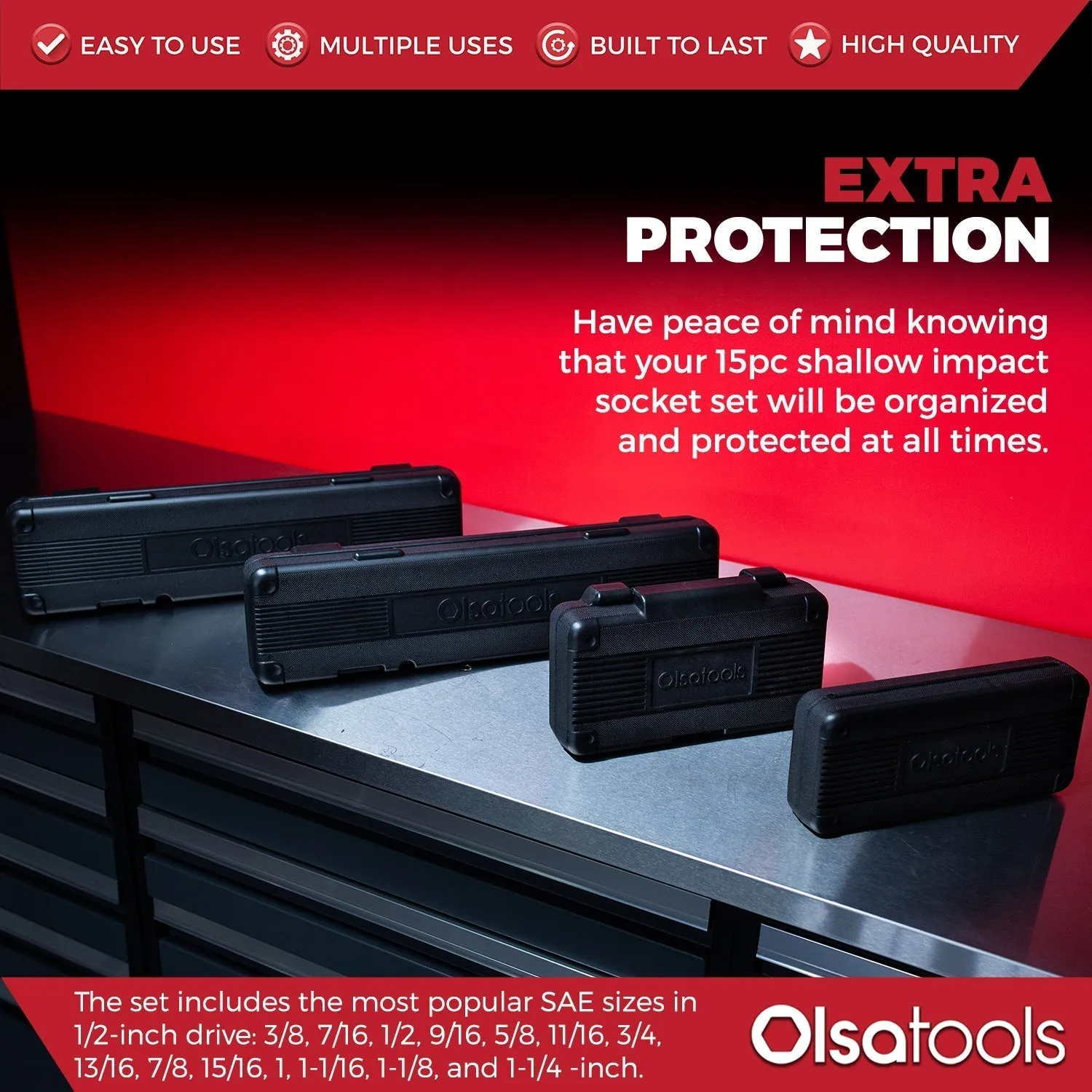 Cr-Mo Impact Socket Sets