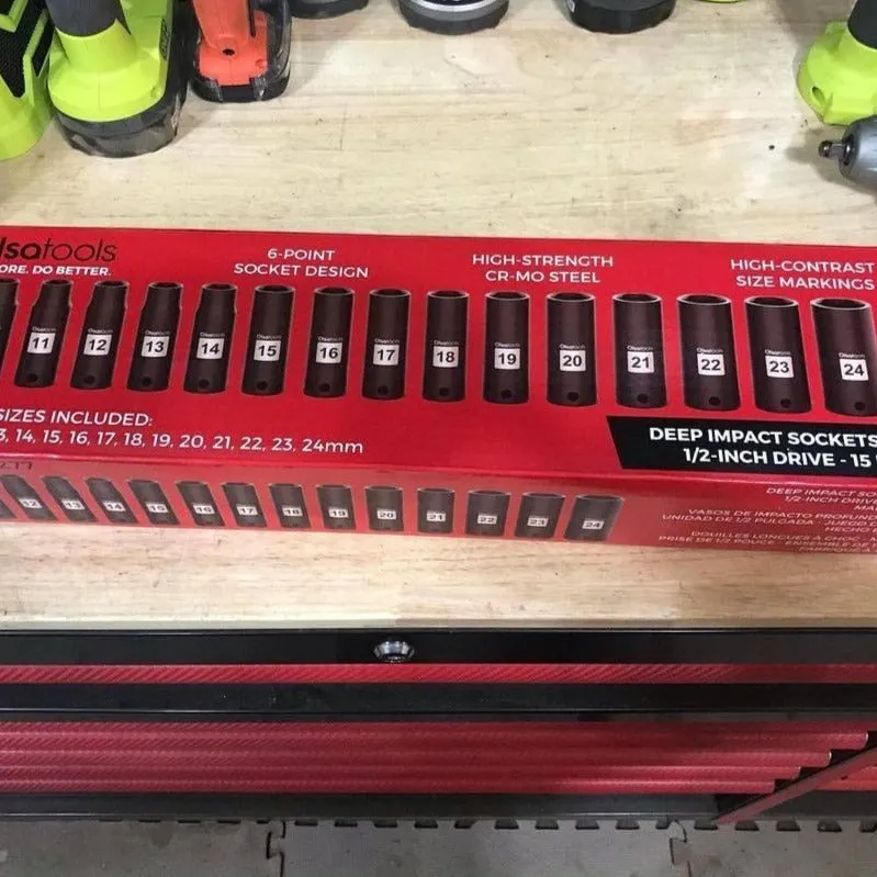 Cr-Mo Impact Socket Sets