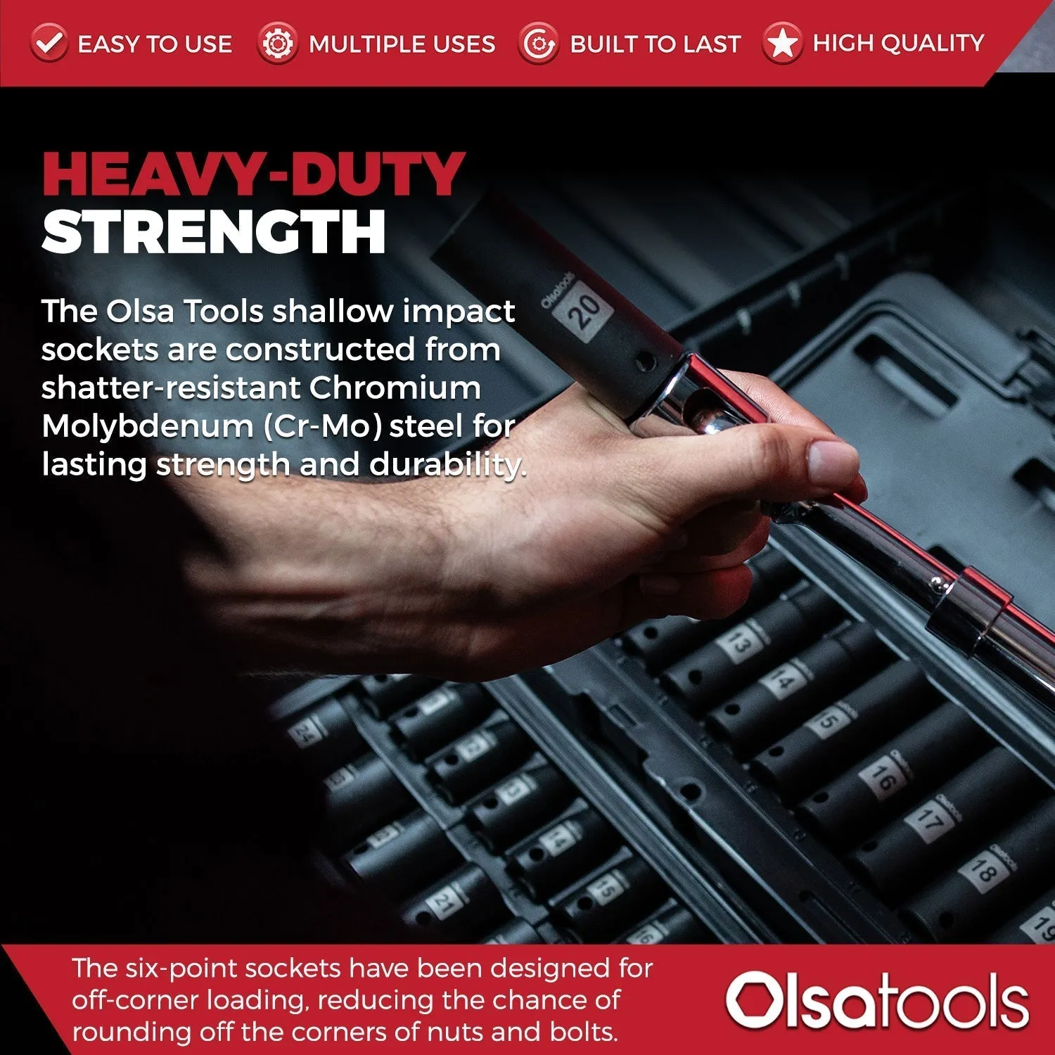 Cr-Mo Impact Socket Sets