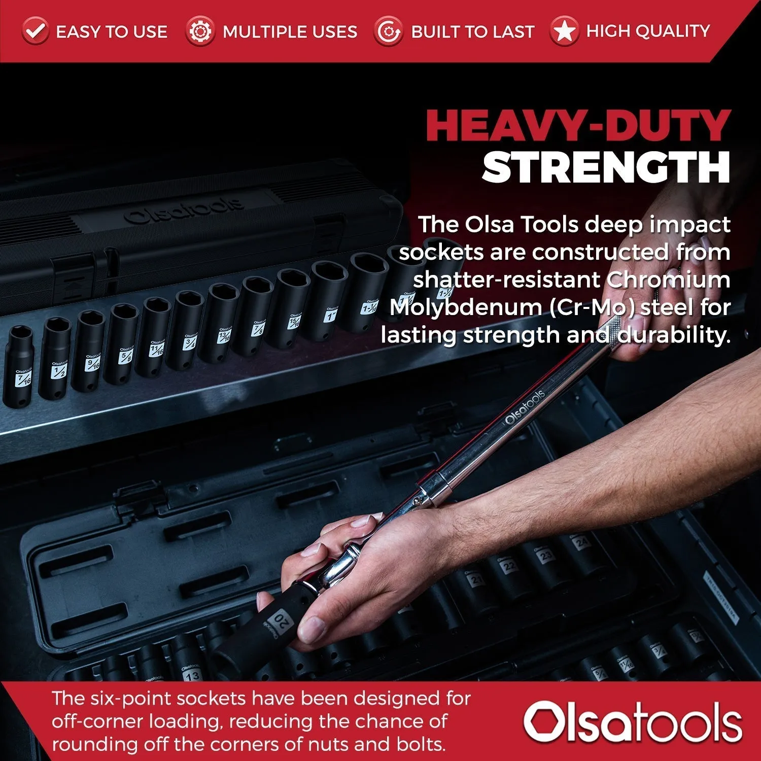 Cr-Mo Impact Socket Sets