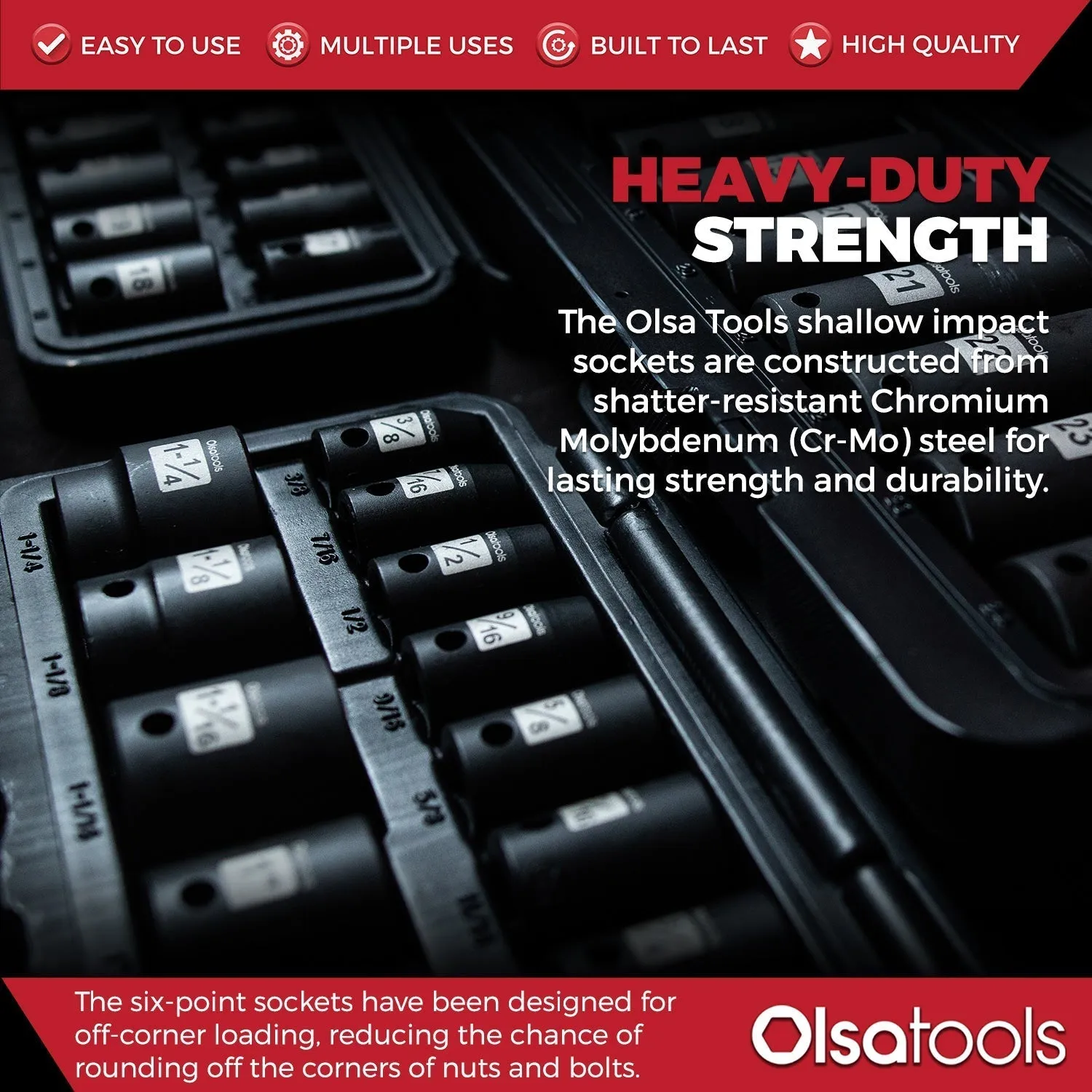 Cr-Mo Impact Socket Sets