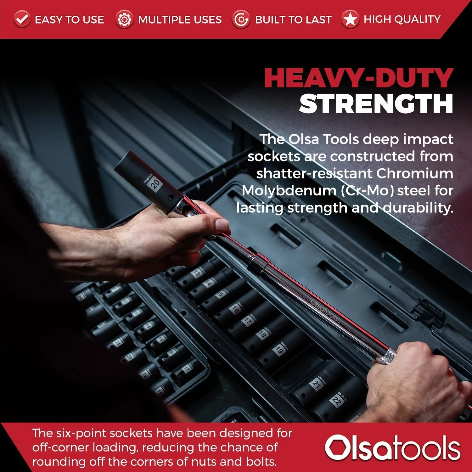 Cr-Mo Impact Socket Sets