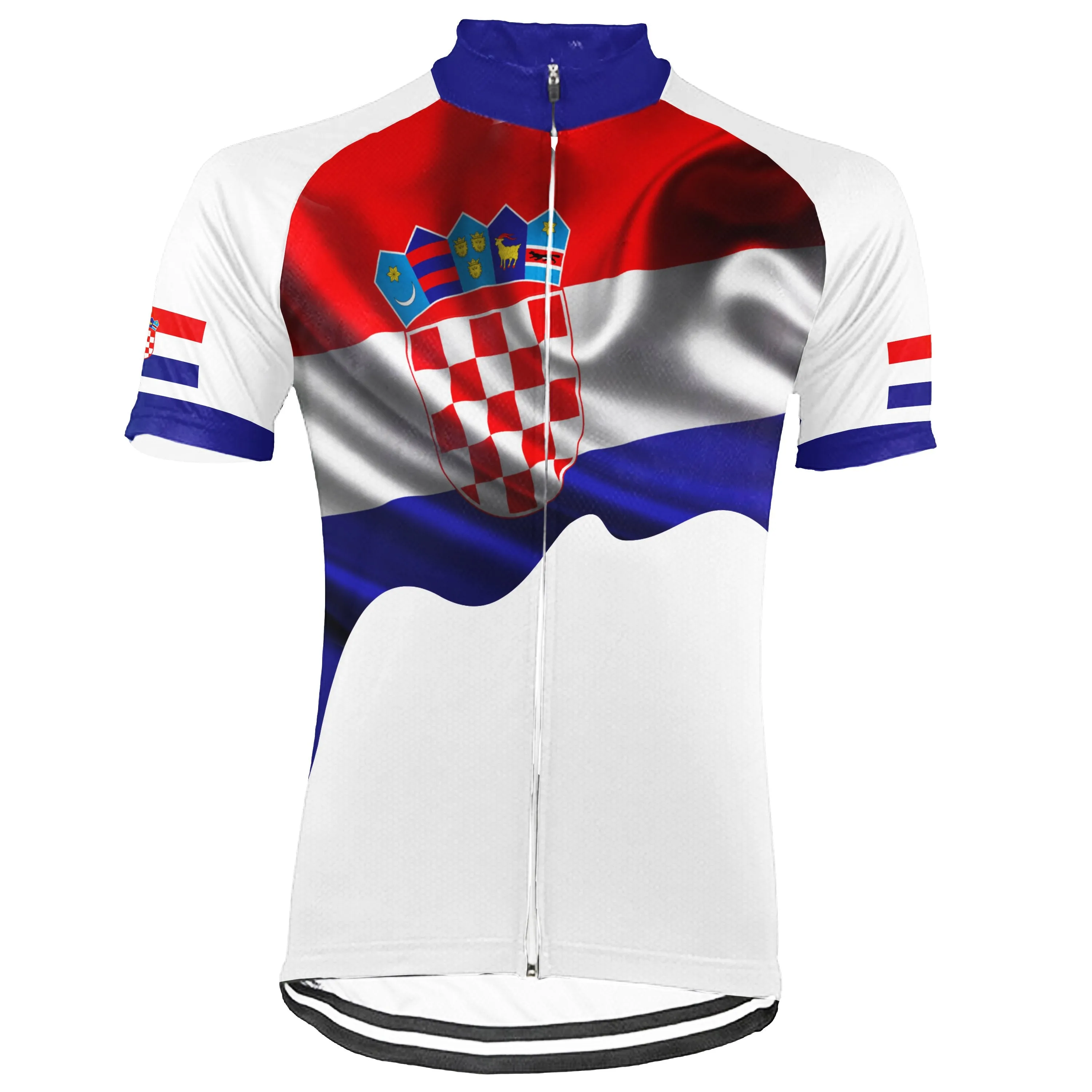Customized Croatia Short Sleeve Cycling Jersey for Men
