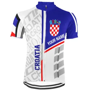 Customized Croatia Short Sleeve Cycling Jersey for Men